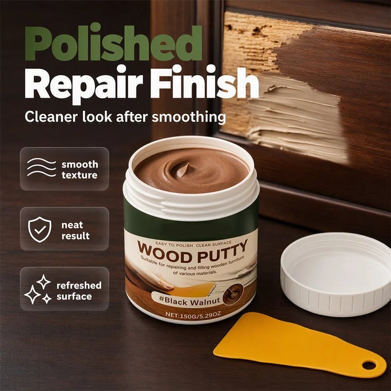 🔥 BUY 1 GET 1 FREE – Multi-Purpose Wood Repair & Filler Paint