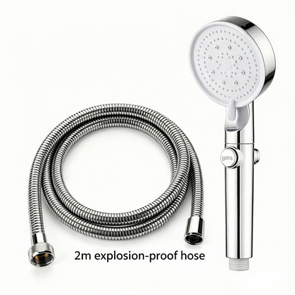 ✨ Father’s Day Special – Limited Time 30% OFF 💥 Large Panel Pressure Boost Shower Head with 5 Spray Modes & 360° Rotation