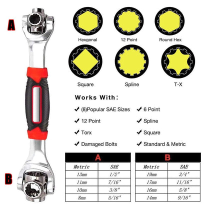 Universal 52-in-1 Socket Wrench Tool
