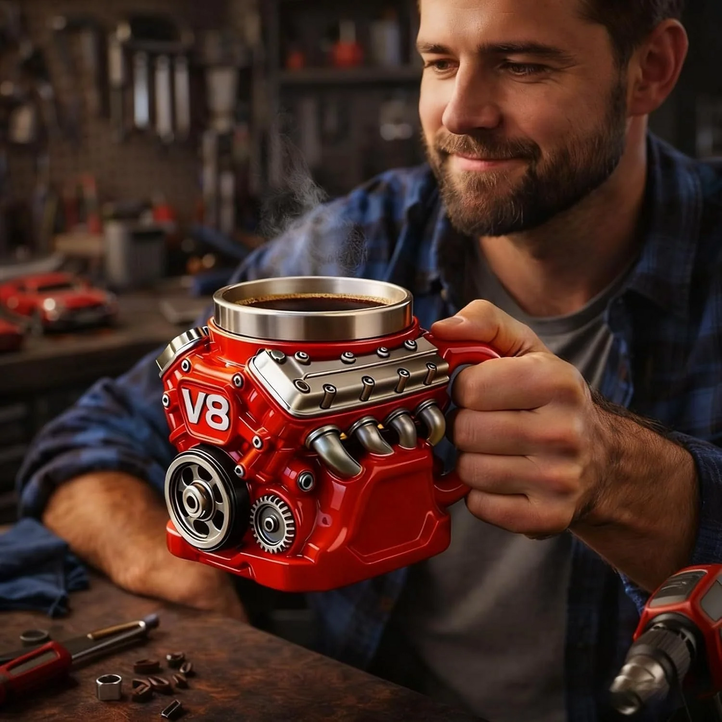 🔥2026 Hot Sale 🚘️Ultimate  Engine Theme Gift Mug · The Dream Choice for Car Enthusiasts