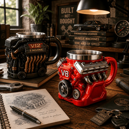 🔥2026 Hot Sale 🚘️Ultimate  Engine Theme Gift Mug · The Dream Choice for Car Enthusiasts