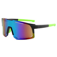 Black frames  green coating