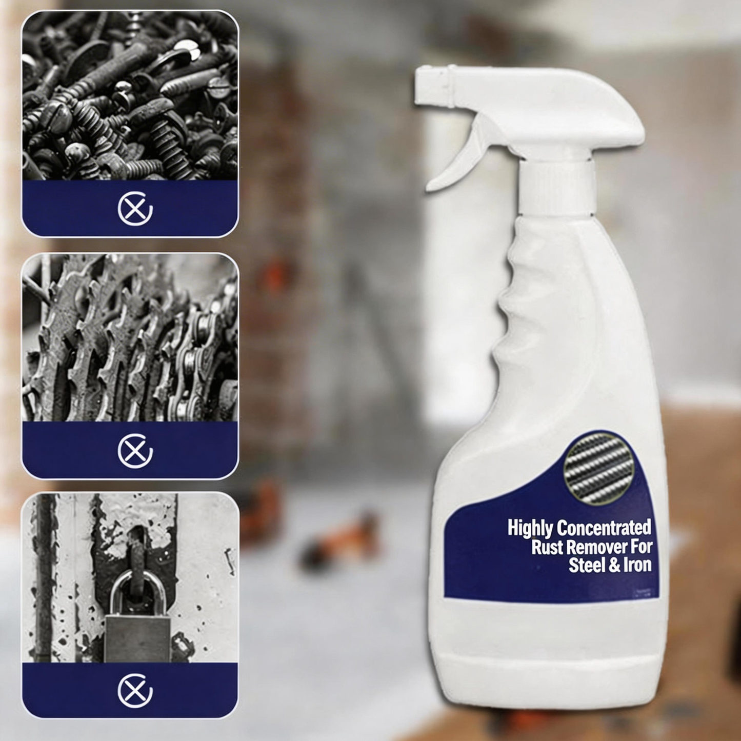 🔥 Highly concentrated rust remover for steel & iron💥