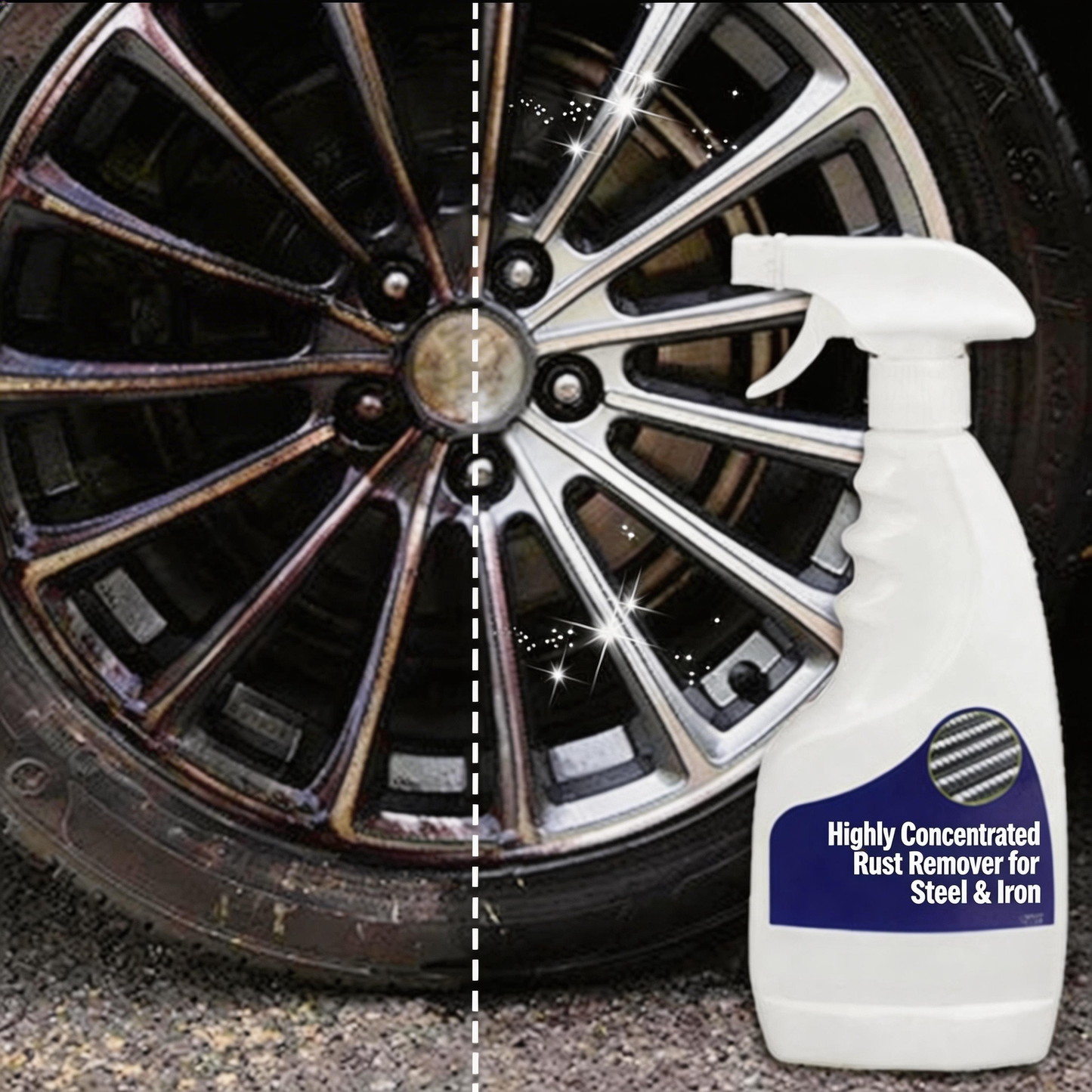 🔥 Highly concentrated rust remover for steel & iron💥