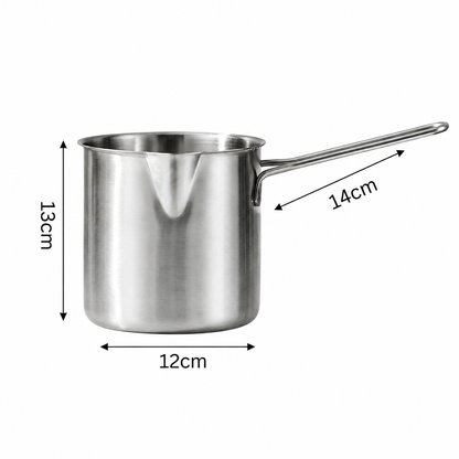 💕🍟 Personal Mini Deep Fryer Set – Stainless Steel Pot with Lift-Out Draining Basket & Food Tongs