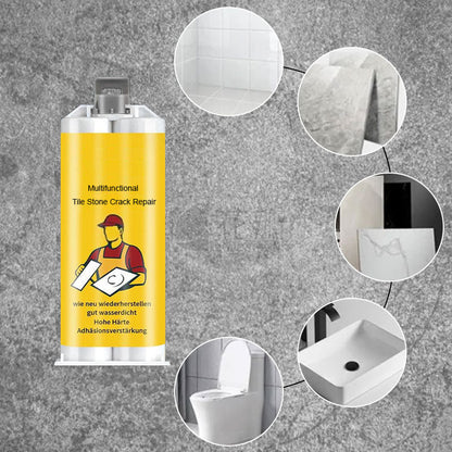 🔥BUY 1 GET 1 FREE🔥All In One Tile & Stone Repair Kit – DIY Crack Chip Scratch Repair with Color Matching Paste