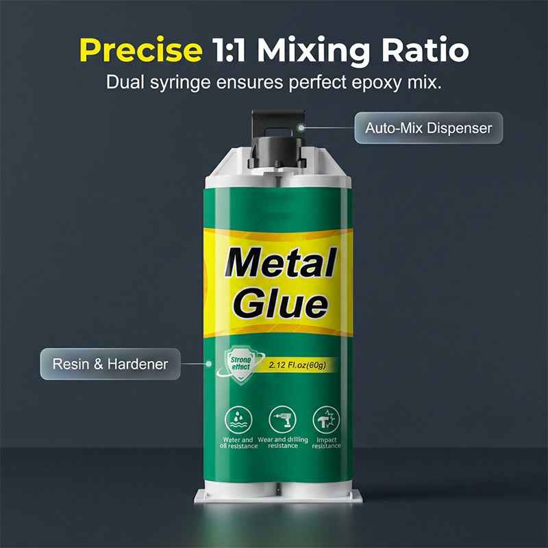 🛠️High-Strength Metal Repair Glue-Fast Curing&Permanent Bond