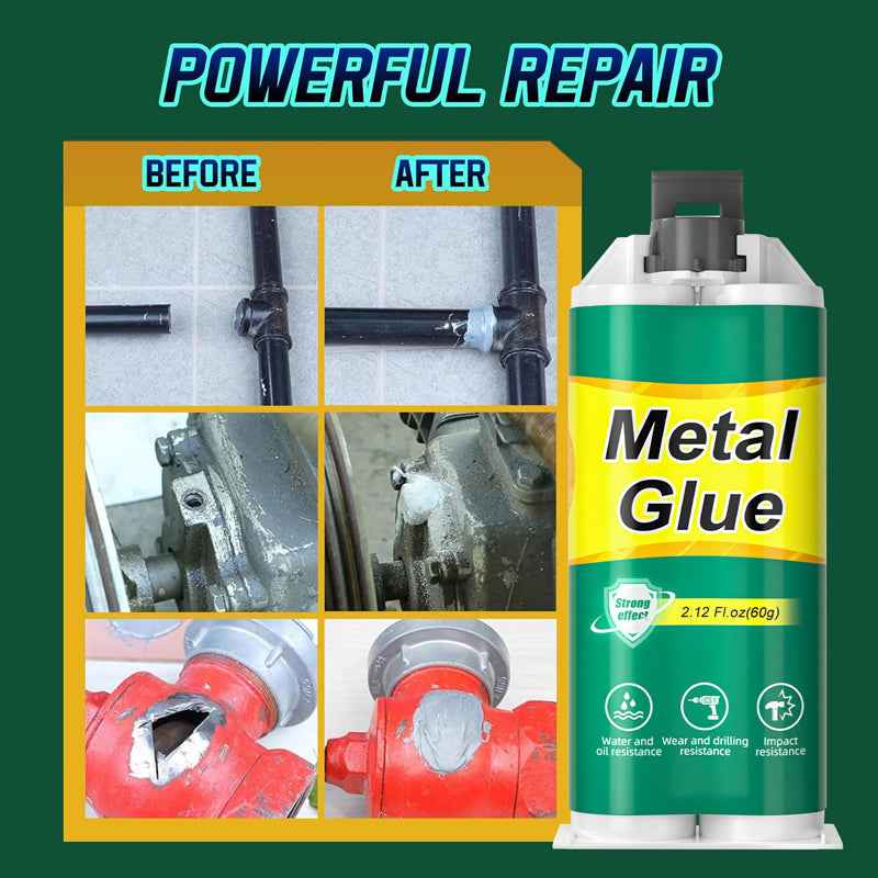 🛠️High-Strength Metal Repair Glue-Fast Curing&Permanent Bond