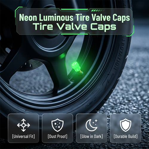 📢📢50% OFF!! ⏰Universal glowing tire valve caps