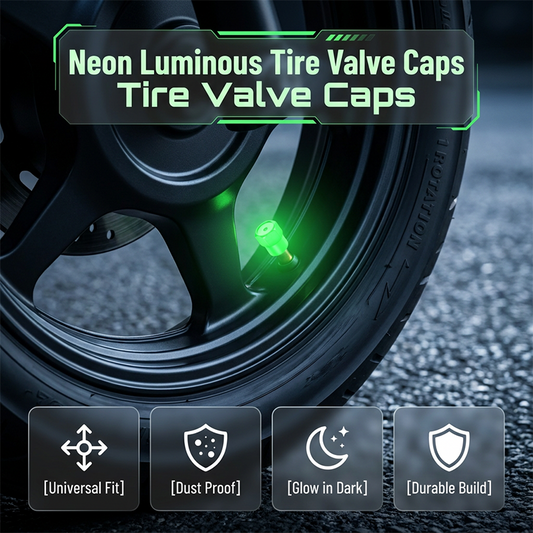 📢📢50% OFF!! ⏰Universal glowing tire valve caps
