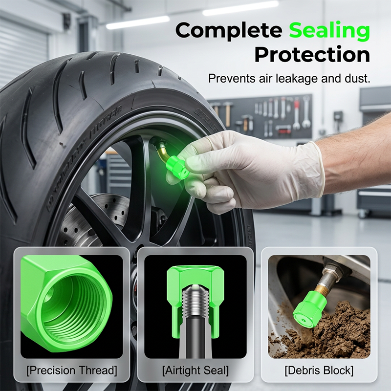 📢📢50% OFF!! ⏰Universal glowing tire valve caps