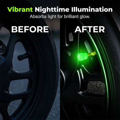 📢📢50% OFF!! ⏰Universal glowing tire valve caps