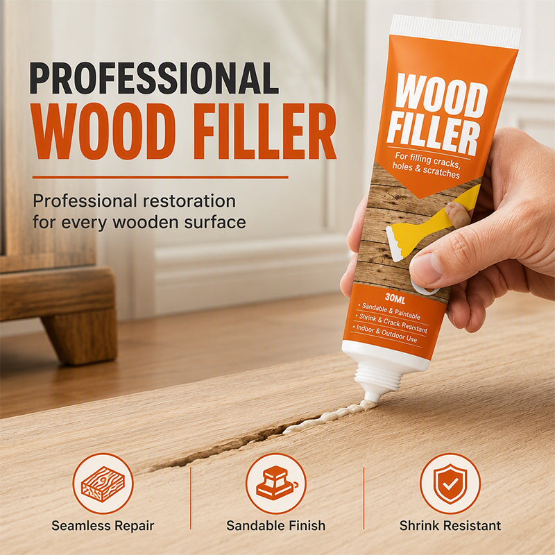 🔥Buy 1 Get 1 Free🔥🧹🧴Wood Filler for Cracks and Holes