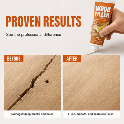 🔥Buy 1 Get 1 Free🔥🧹🧴Wood Filler for Cracks and Holes